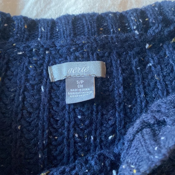 Aerie Size Small Navy Blue Cozy Sweater! - Picture 2 of 2